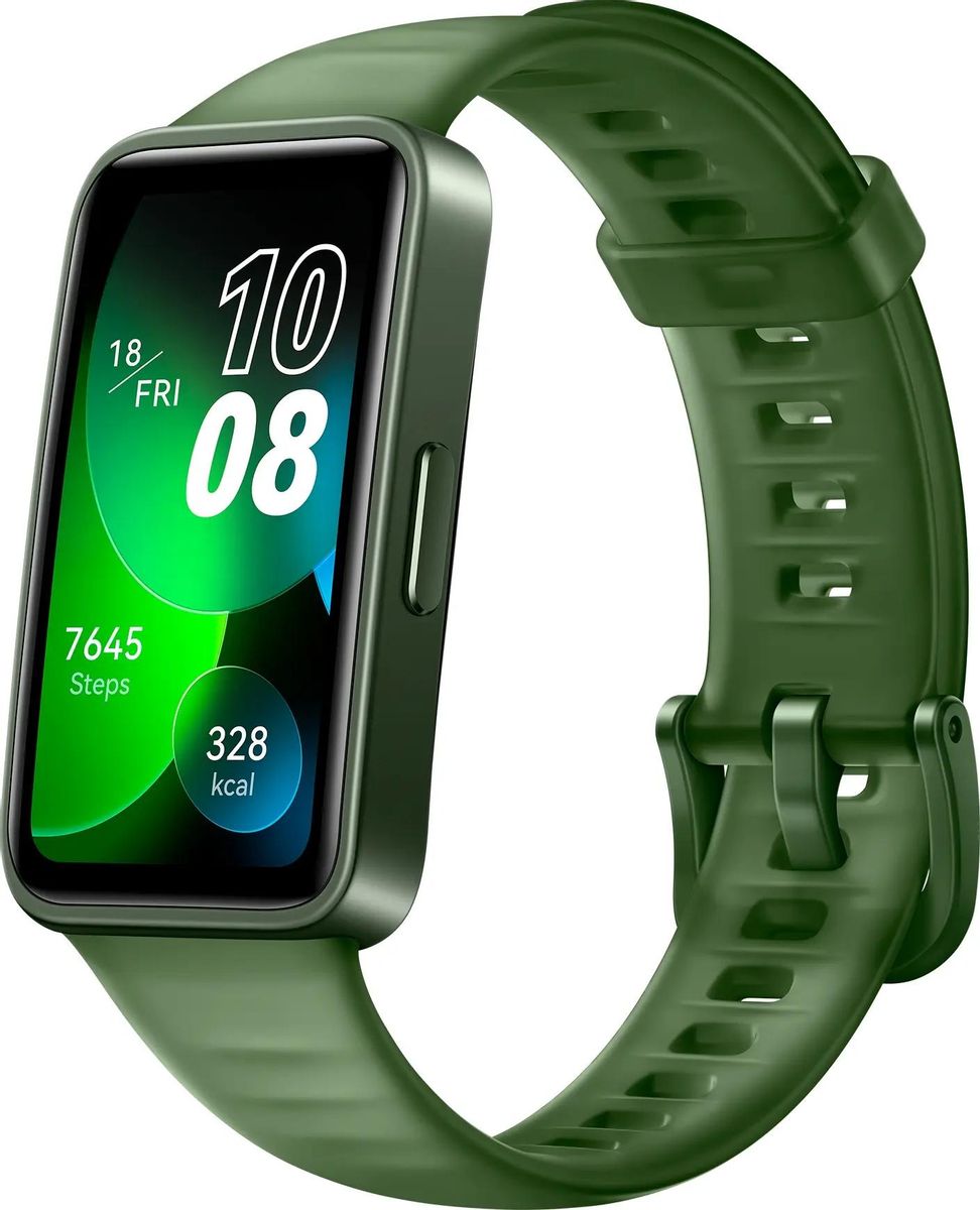Фитнес-трекер Huawei Band 8 ASK-B19,  1.47",  зеленый / зеленый [55020ank]
